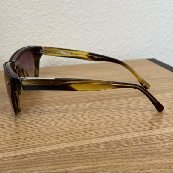 LINDA FARROW X 3.1 PHILLIP LIM PL/5/6 LICHEN ACETATE SUNGLASSES CAT 2 - Picture 2 of 10